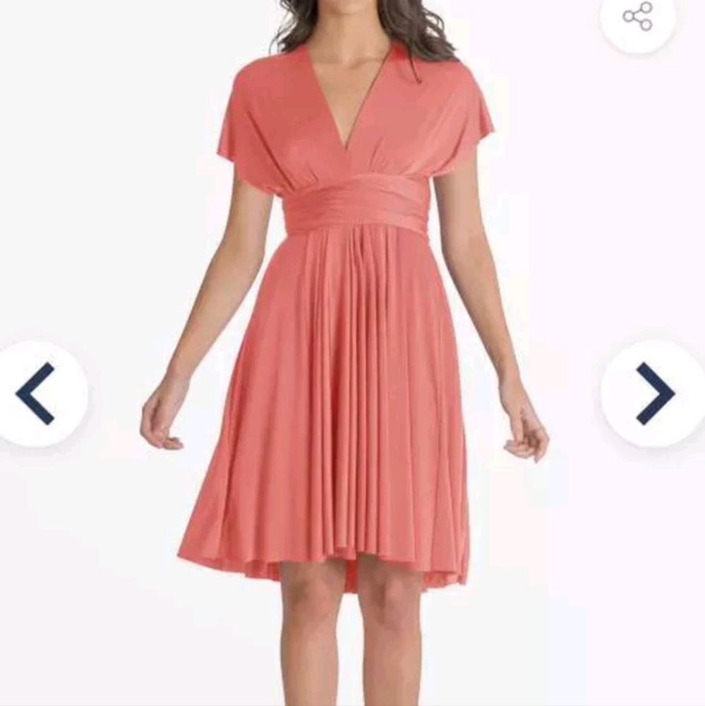 Henkaa convertible wrap dress